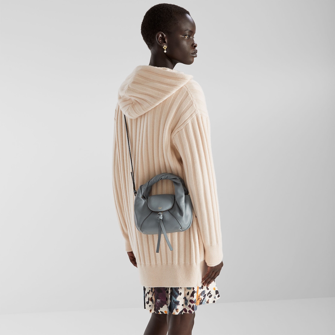 FENDI Fendi Spy Mini Mercury blue leather mini-bag - Image 3